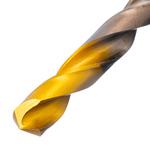 Набор сверл по металлу, 1-10 мм, Р6М5К8-TiN, Golden Tip, 19 шт DENZEL 723008