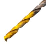 Набор сверл по металлу, 1-10 мм, Р6М5К8-TiN, Golden Tip, 19 шт DENZEL 723008