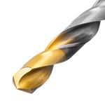 Набор сверл по металлу, 1-13 мм, Р6М5-TiN, Golden Tip, 25 шт DENZEL 723009