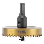 Коронка по металлу HSS, 70 мм, нитридтитановое покрытие DENZEL 724123