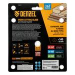 Пильный диск по дереву ф140 х 20 мм, 36 зубов DENZEL 733017