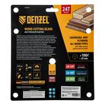 Пильный диск по дереву ф190 х 30 мм, 24 зубьев DENZEL 733397
