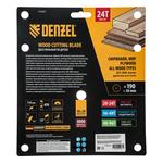Пильный диск по дереву ф190 х 30 мм, 24 зубьев, тонкий DENZEL 733427