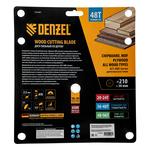 Пильный диск по дереву ф210 х 30 мм, 48 зубьев DENZEL 733497