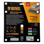 Пильный диск по дереву ф216 х 20 мм, 24 зубьев DENZEL 733507