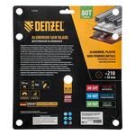 Пильный диск по алюминию ф210 х 30 мм, 80 зубьев DENZEL 733787