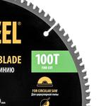 Пильный диск по алюминию ф305 х 30 мм, 100 зубьев DENZEL 733807