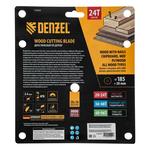 Пильный диск по дереву с гвоздями, ф185 х 20 мм, 24 зубов DENZEL 733937