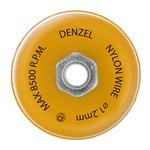 Щетка для УШМ, 100 мм, Чашка, нейлоновая щетина, М14 DENZEL 74469