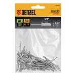 Заклепки алюминиевые, 1/8"-1/2", 3 х 12 мм, 50 шт DENZEL 7740610