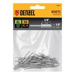 Заклепки алюминиевые, 1/8"-5/8", 3 х 15 мм, 50 шт DENZEL 7740611