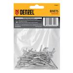 Заклепки алюминиевые, 5/32"-5/8", 4 х 15 мм, 50 шт DENZEL 7740617