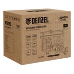 Генератор бензиновый PS-120EA, 12 кВт,230 В, 40л, разъём ATS,эл.старт DENZEL 946964