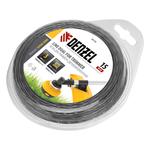 Леска для триммера двухкомпонентная, квадратная 3 мм x 15 м Extra cord DENZEL 96126