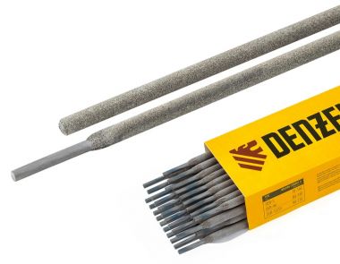 Электроды DER-46, диам. 3 мм, 1 кг, рутиловое покрытие DENZEL 97514 ― DENZEL
