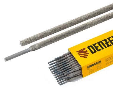 Электроды DER-46, диам. 3 мм, 5 кг, рутиловое покрытие DENZEL 97515 ― DENZEL