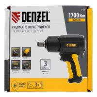 Ударный пневмогайковерт IW1700, 3/4", 8500 об/мин, 1700 Нм DENZEL 57488