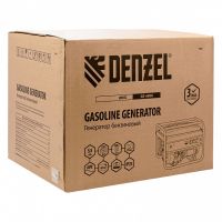 Генератор бензиновый GE 6900, 5,5 кВт, 25 л, ручной старт DENZEL 94637