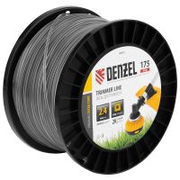 Леска для триммера двухкомпонентная квадрат, 2,4мм х 175м, на DIN катушке EXTRA CORD DENZEL 96818