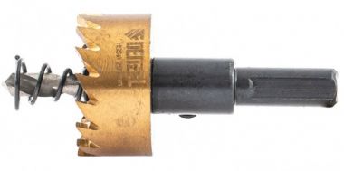Коронка по металлу HSS, 29 мм, нитридтитановое покрытие DENZEL 724107 ― DENZEL