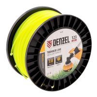 Леска для триммера круглая, 3,0мм х 123м, на DIN катушке FLEX CORD DENZEL 96282
