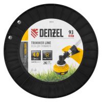 Леска для триммера двухкомпонентная звезда, 4,0мм х 93м, на DIN катушке EXTRA CORD DENZEL 96816