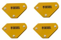 Набор из 4 магнитных фиксаторов для сварочных работ DENZEL 97555