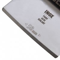 Насадка для МФИ шабер полукруг, Inox, для снятия краски и др., ширина 50 мм, длина общая 74 мм, ступенчатый DENZEL 782317