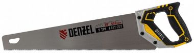 Ножовка по дереву, 450 мм, 9 TPI, зуб 3D, металлопластиковая рукоятка DENZEL 24140 ― DENZEL