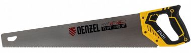 Ножовка по дереву, 500 мм, 11 TPI, зуб 3D, двухкомпонентная рукоятка DENZEL 24148 ― DENZEL