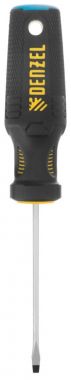 Отвертка SL3х75 мм, CrV, трехкомпонентная рукоятка DENZEL 12188 ― DENZEL