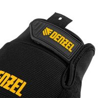 Перчатки универсальные, усиленные, с защитными накладками, размер 9 DENZEL 68002