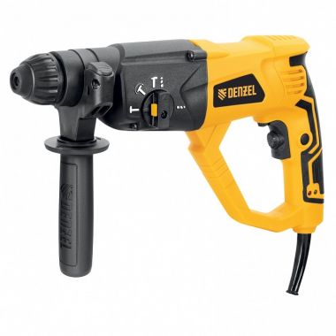 Перфоратор электрический RH-1050-26, SDS-plus, 1050 Вт, 3.2 Дж, 3 плюс 1 режим DENZEL 26608 ― DENZEL