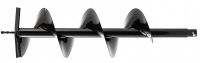 Шнек для грунта ER-200, диаметр 200 мм, длина 800 мм,соединение 20 мм, съемный нож DENZEL 56008