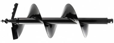 Шнек для грунта ER-250, диаметр 250 мм, длина 800 мм,соединение 20 мм, съемный нож DENZEL 56009 ― DENZEL