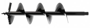 Шнек для грунта E-200, диаметр 200 мм, длина 800 мм,соединение 20 мм, несъемный нож DENZEL 56024 ― DENZEL