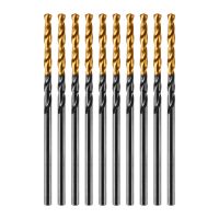 Сверло по металлу, 2 мм, HSS-Tin, Golden Tip, 10 шт. DENZEL 717203