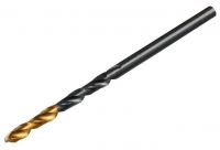 Сверло по металлу, 2,5 мм, HSS-Tin, Golden Tip, 10 шт. DENZEL 717204