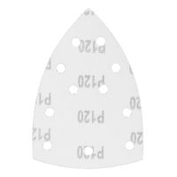 Треугольник абразивный на ворc. подложке под "липучку", перф., P 120, 150х150х100 мм, 5 шт. DENZEL 738627